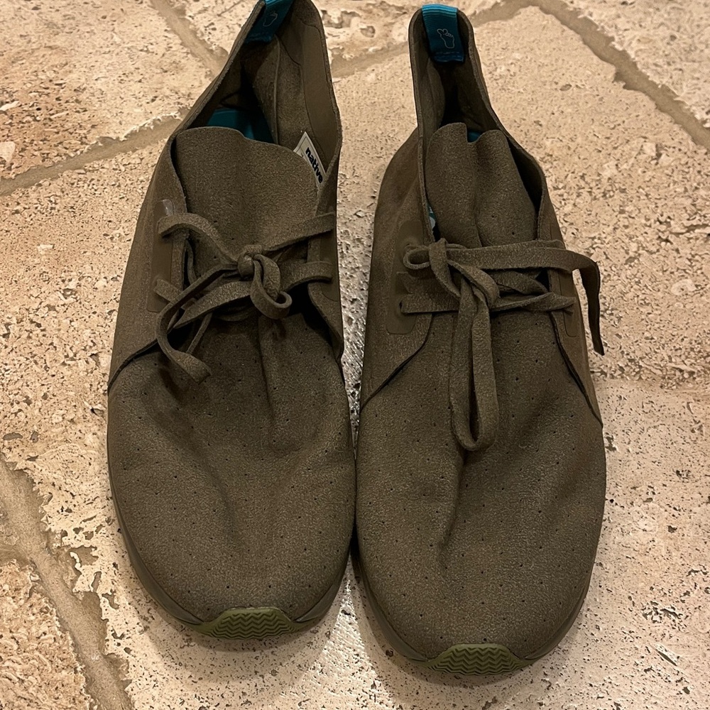 Native Men's Olive Casual Shoes NWOT